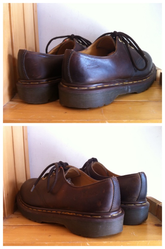 画像: 【27272-754】Dr.Martens　4ホールローカット　（ブラウン）　USED