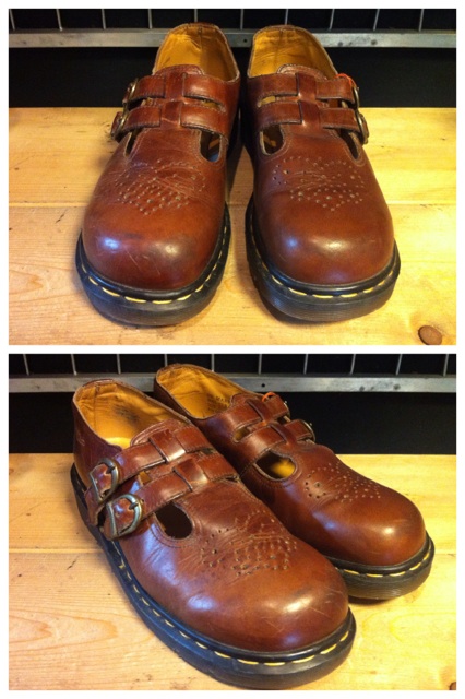 画像: 【27105-757】Dr.Martens　ストラップ付きローカット　（キャメル）　USED