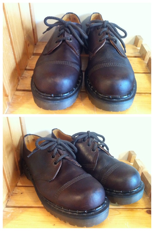 画像: 【27401-772】Dr.Martens　ストレートチップローカット　（ブラウン）　USED