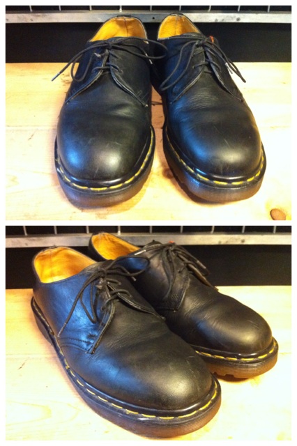 画像: 【27400-774】Dr.Martens　3ホールローカット　（ブラック）　USED