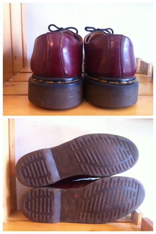 画像: 【27624-798】Dr.Martens　3ホールローカット　（チェリーレッド）　USED