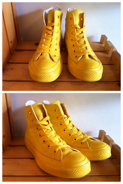 画像: 【27593-805】converse ALL STAR COLOR HI　（イエロー）　USED