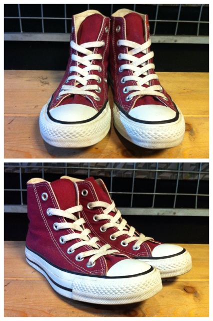 画像: 【27541-812】converse　ALL STAR HI　（マルーン）　USED