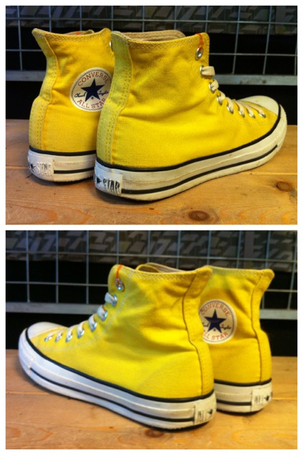 画像: 【27487-810】converse　ALL STAR COLORS HI　（レモンイエロー）　USED