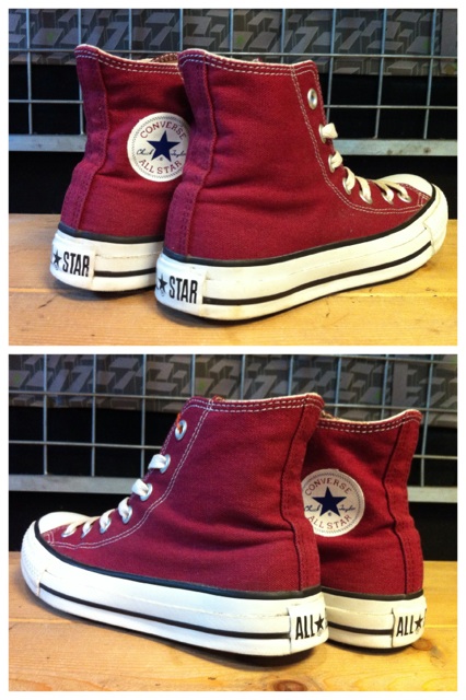 画像: 【27541-812】converse　ALL STAR HI　（マルーン）　USED