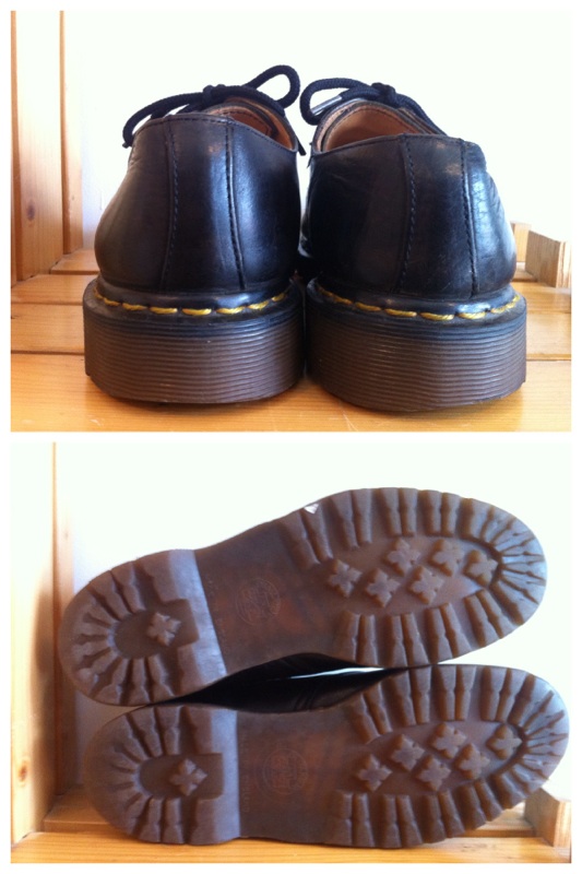 画像: 【27812-825】Dr.Martens　3ホールローカット　（ブラック）　USED