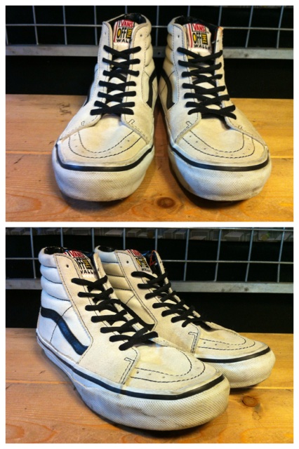 画像: 【27532-844】VANS　SK8-HI　（ホワイト/ブラック）　USED