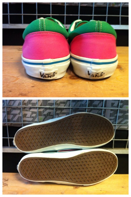 画像: 【27649-845】VANS　ERA　（グリーン/ピンク）　USED