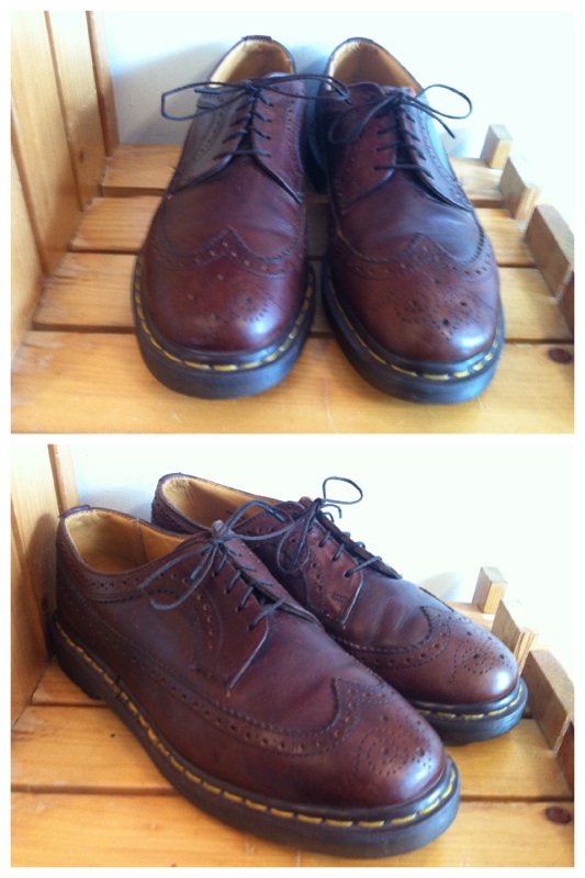 画像: 【27959-870】Dr.Martens　ウィングチップローカット　（ブラウン）　USED