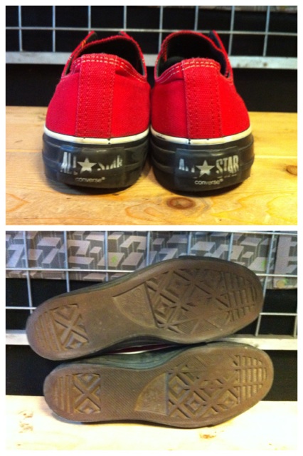 画像: 【28086-888】converse　ALL STAR SD OX　（レッド）　USED