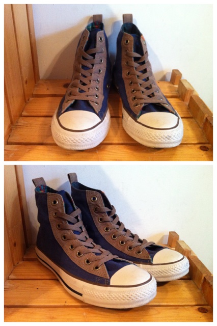 画像: 【27849-886】converse　ALL STAR EYESTITCH HI　（ネイビー）　USED