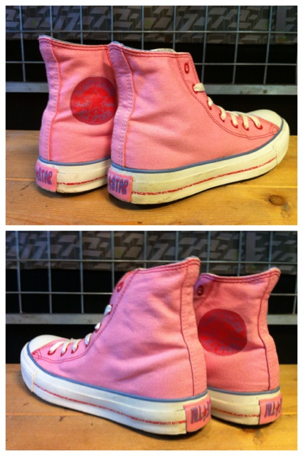 画像: 【28058-892】converse　ALL STAR POP-ART HI　（ピンク）　USED