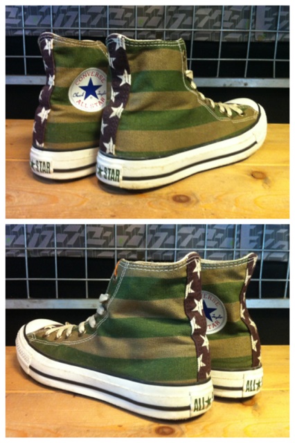 画像: 【28059-884】converse　ALL STAR STAR & BARS HI　（カモフラージュ）　USED