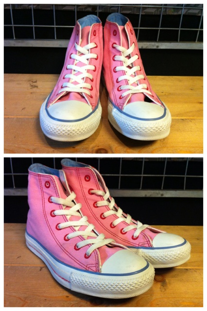 画像: 【28058-892】converse　ALL STAR POP-ART HI　（ピンク）　USED