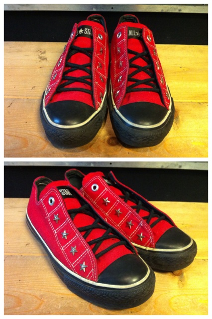 画像: 【28086-888】converse　ALL STAR SD OX　（レッド）　USED