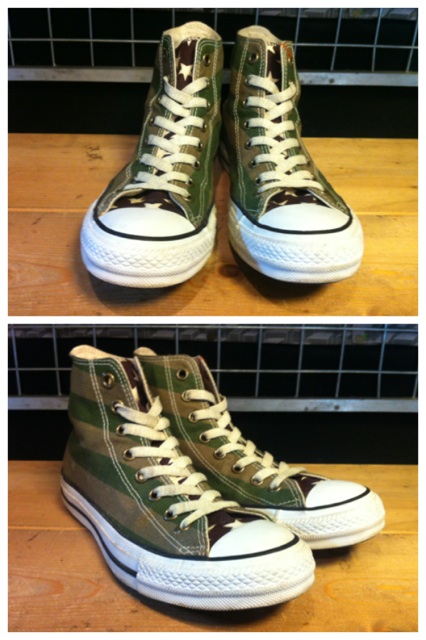 画像: 【28059-884】converse　ALL STAR STAR & BARS HI　（カモフラージュ）　USED