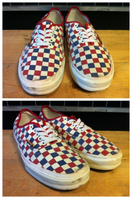 画像: 【28066-912】VANS　AUTHENTIC　（ホワイト/レッド/ネイビー）　USED