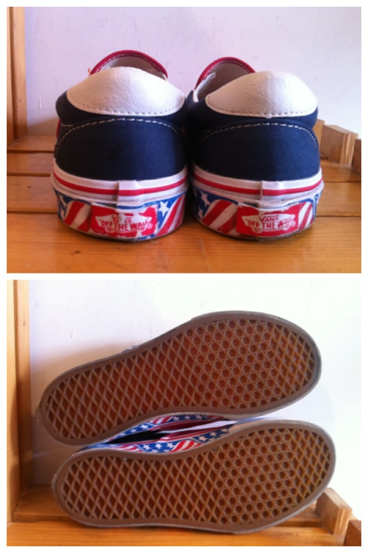 画像: 【27980-914】VANS　SLIP-ON　（レッド/ネイビー）　USED