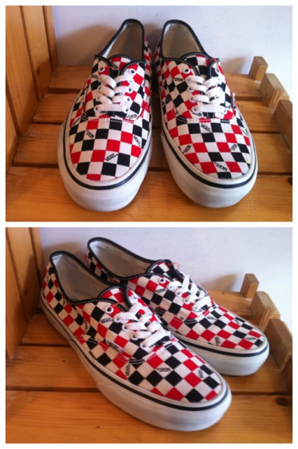 画像: 【27976-915】VANS　AUTHENTIC　（ホワイト/ブラック/レッド）　USED