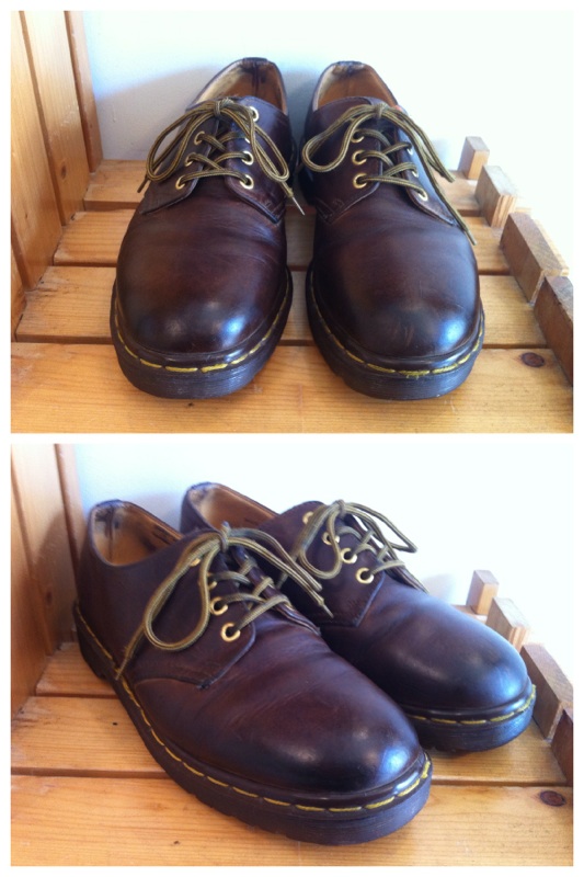 画像: 【28282-919】Dr.Martens　4ホールローカット　（ブラウン）　USED