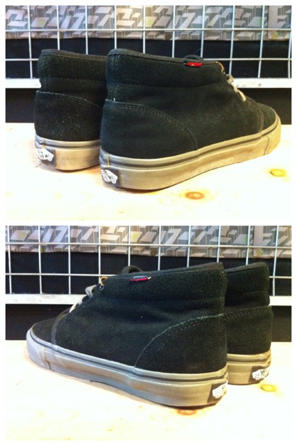 画像: 【28077-940】VANS　CHUKKA SUEDE PRO　（ブラック/グレー）　USED