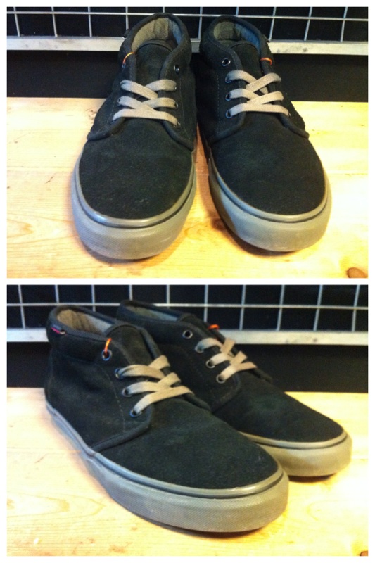 画像: 【28077-940】VANS　CHUKKA SUEDE PRO　（ブラック/グレー）　USED