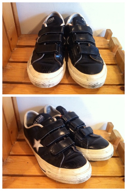 画像: 【28337-943】converse　ONE STAR OX V-3　（ブラック/ホワイト）　USED