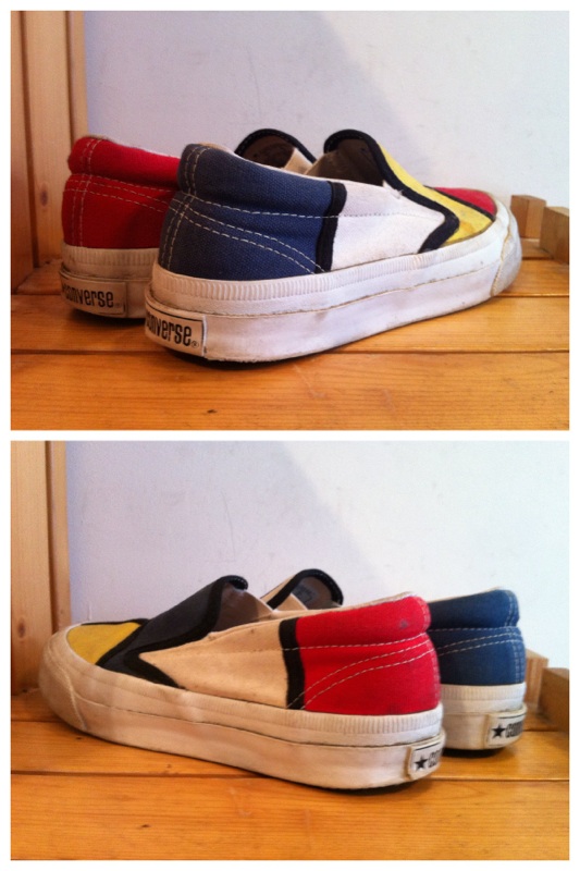 画像: 【28335-948】converse　SKID GRIP MODANIT SLIP-ON　（マルチ）　USED