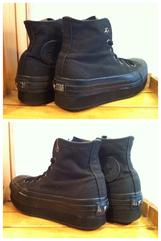 画像: 【28334-945】converse　ALL STAR S-PLT HI　（ブラック）　USED