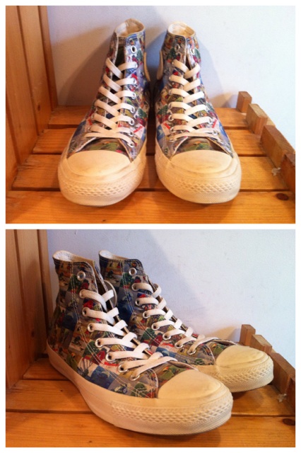 画像: 【28336-941】converse ALL STAR GACHAPIN HI　（ホワイト）　USED