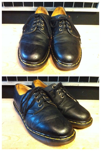 画像: 【28418-966】Dr.Martens　4ホールローカット　（ブラック）　USED