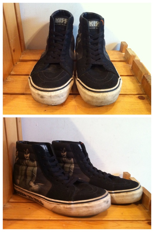 画像: 【28340-968】VANS × KISS　SK8-HI　（ブラック）　USED