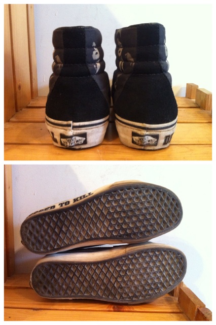 画像: 【28340-968】VANS × KISS　SK8-HI　（ブラック）　USED