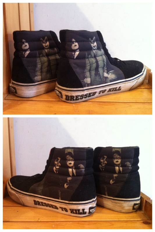 画像: 【28340-968】VANS × KISS　SK8-HI　（ブラック）　USED