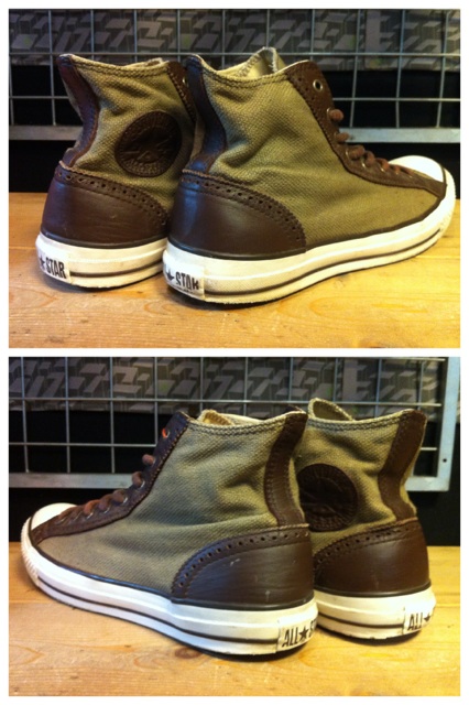 画像: 【28462-975】converse　ALL STAR MDLM HI　（ブラウン/カーキ）　USED