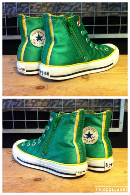 画像: 【28328-987】converse ALL STAR J HI　（グリーン）　USED