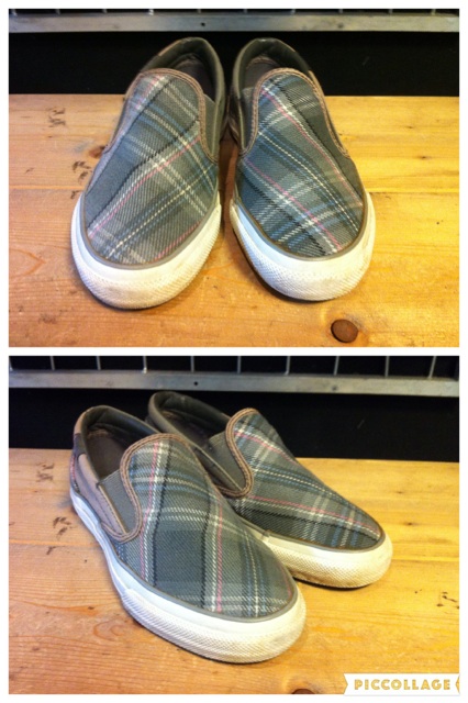 画像: 【23117-988】converse　SLIP-ON　（チェック）　USED