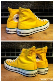 画像: 【28514-994】converse　ALL STAR AC HI　（イエロー/グリーン）　USED