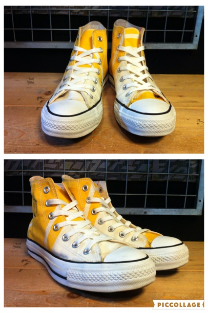 画像: 【28523-999】converse × sunbrela　ALL STAR EAVES HI　（イエロー/ホワイト）　USED