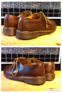 画像: 【28531-1003】Dr.Martens　4ホールローカット　（ブラウン）　USED