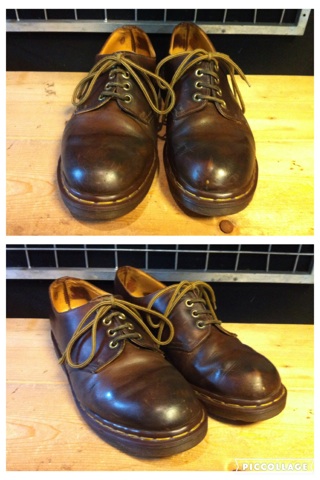 画像: 【28531-1003】Dr.Martens　4ホールローカット　（ブラウン）　USED