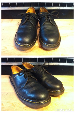 画像: 【28540-1004】Dr.Martens　3ホールローカット　（ブラック）　USED