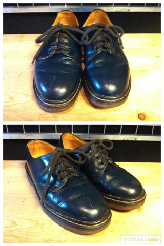 画像: 【28538-1013】Dr.Martens　4ホールローカット　（ネイビー）　USED