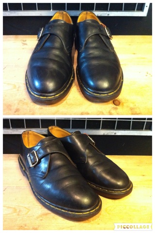 画像: 【28544-1015】Dr.Martens　モンクストラップローカット　（ブラック）　USED