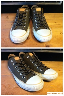 画像: 【28357-1019】converse　ALL STAR NYLON-JKT OX　（カーキ）　USED