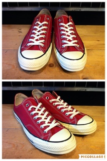 画像: 【28652-1029】converse　CHUCK TAYLOR OX　（レッド）　USED