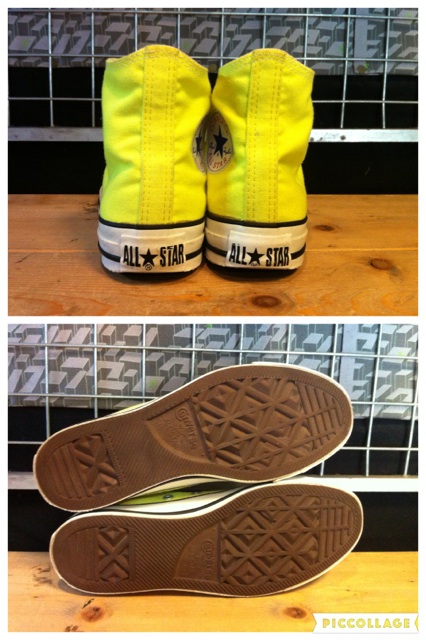 画像: 【28717-1045】converse　ALL STAR HI　（イエロー）　USED