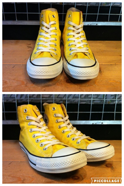 画像: 【28752-1050】converse　ALL STAR COLORS HI　（レモンイエロー）　USED