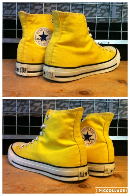 画像: 【28752-1050】converse　ALL STAR COLORS HI　（レモンイエロー）　USED