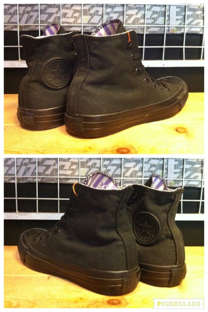 画像: 【27997-1053】converse×earth music & ecology　ALL STAR HI　（ブラック）　USED